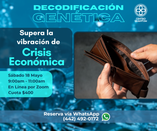 18 Mayo – “Superar vibración de crisis económica”