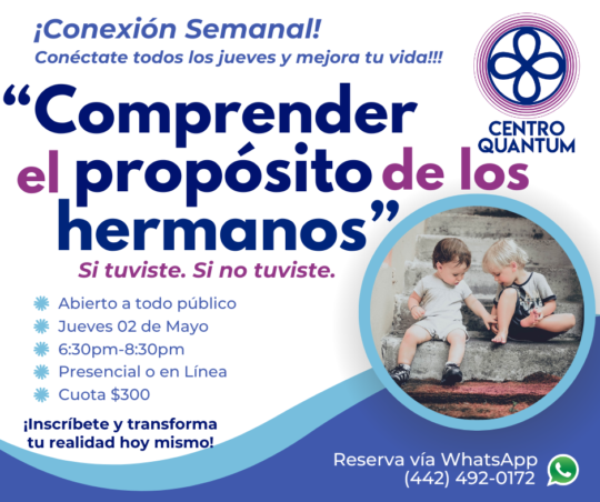 2 Mayo – “Comprender el propósito de los hermanos”