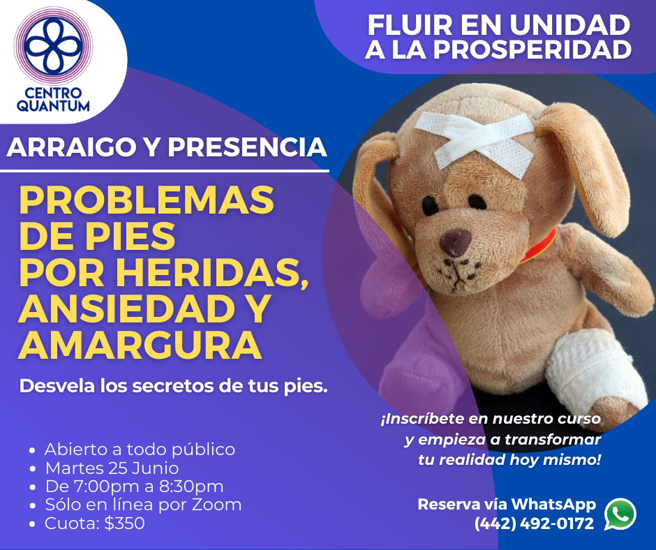 25 Junio – Problemas de pies por heridas, ansiedad y amargura.