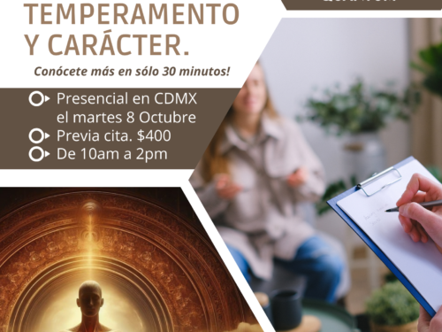 8 Oct – Lectura de Personalidad CDMX