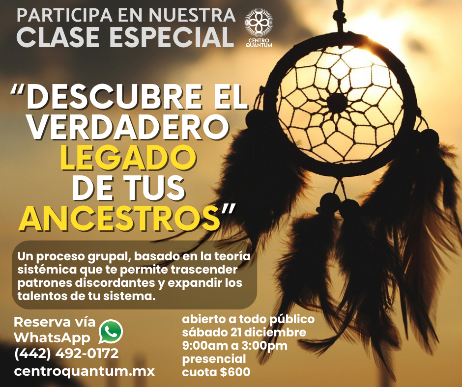 21 Dic – “Descubre el verdadero legado de tus ancestros”