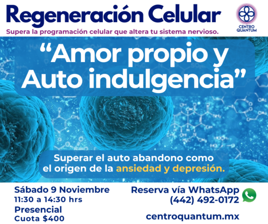 9 Nov – Regeneración Celular
