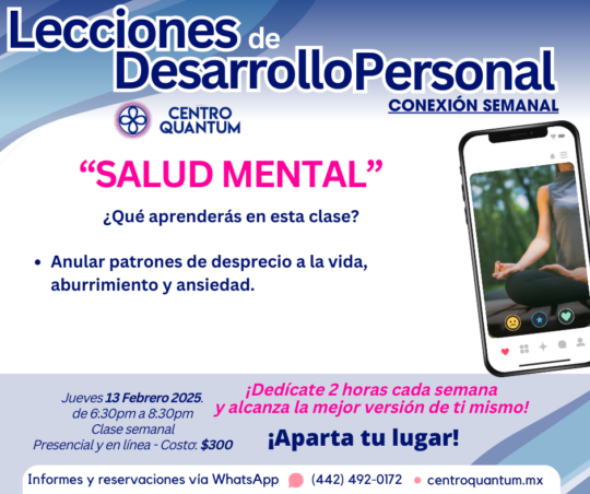 13 Feb – “Salud mental”