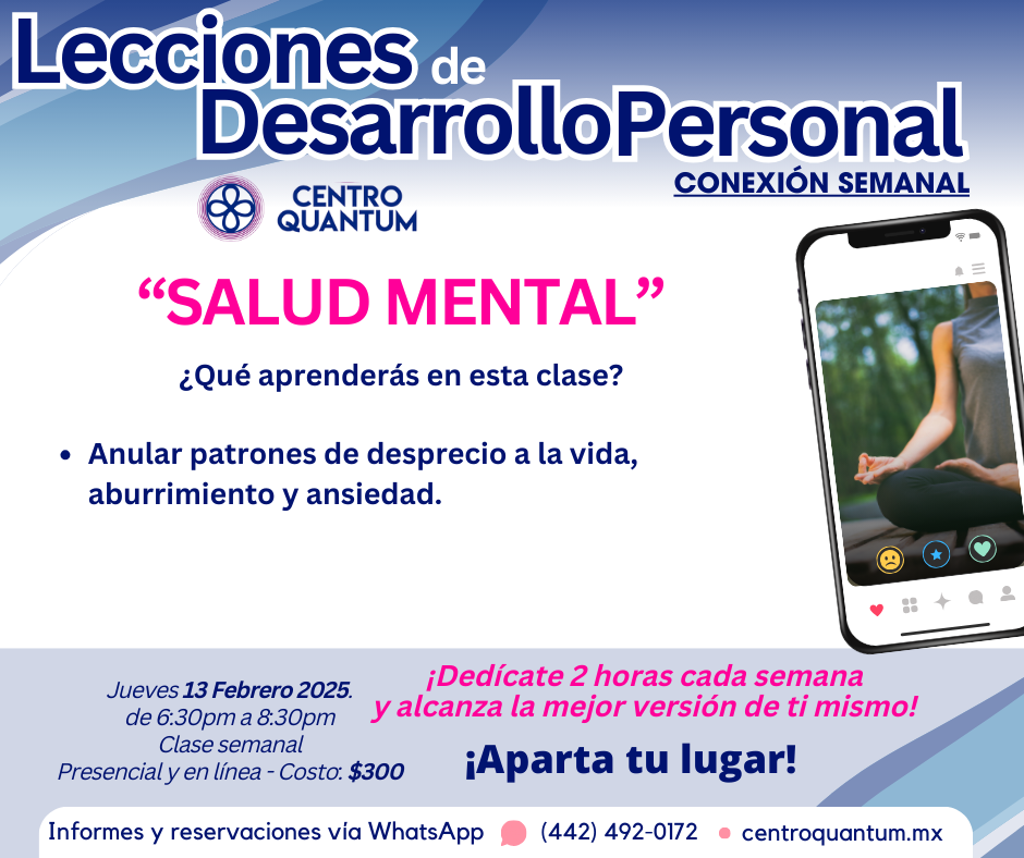 13 Feb – “Salud mental”