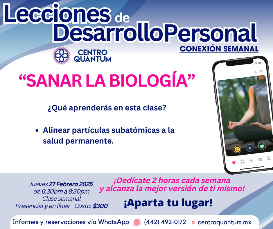 27 Feb – “Sanar la biología”