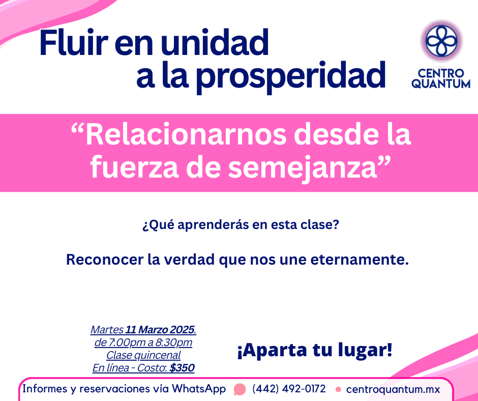 11 Marzo – “Relacionarnos desde la fuerza de la semejanza”