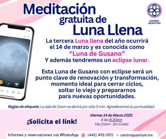 14 Marzo – Meditación de luna llena