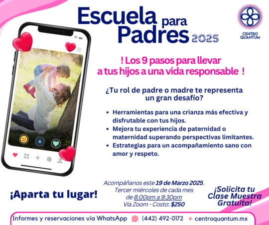 19 Marzo – Escuela para padres