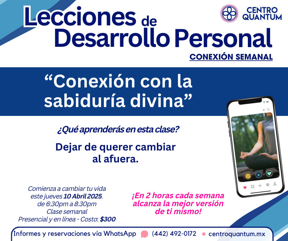 10 Abril – “Conexión con la sabiduría divina”