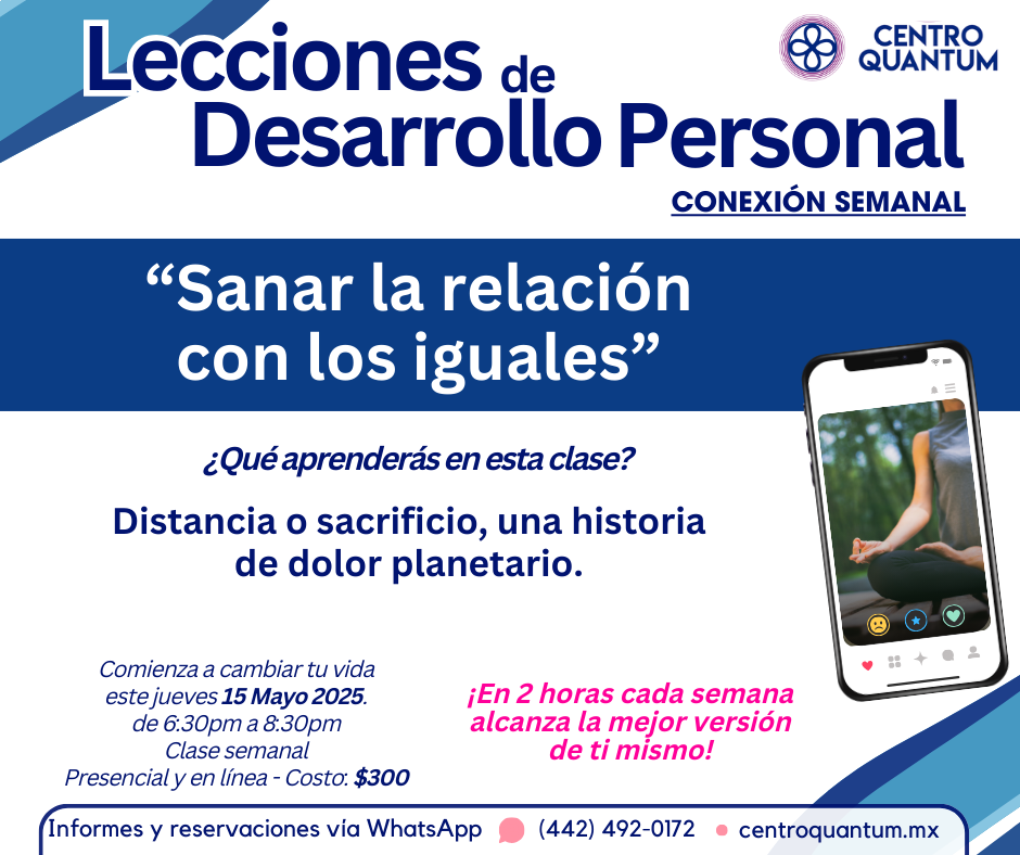 15 Mayo – “Sanar la relación con los iguales”