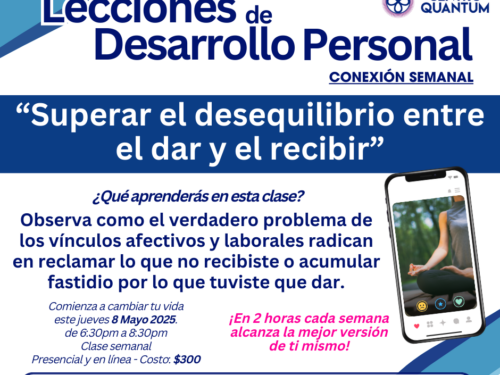 8 Mayo – “Superar el desequilibrio entre el dar y el recibir”