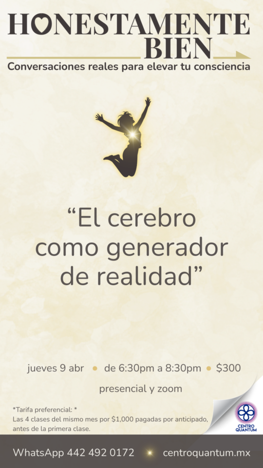9 Abril – El cerebro como generador de realidad