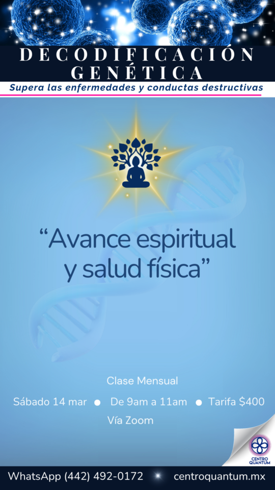 14 Mar – Avance espiritual y salud física