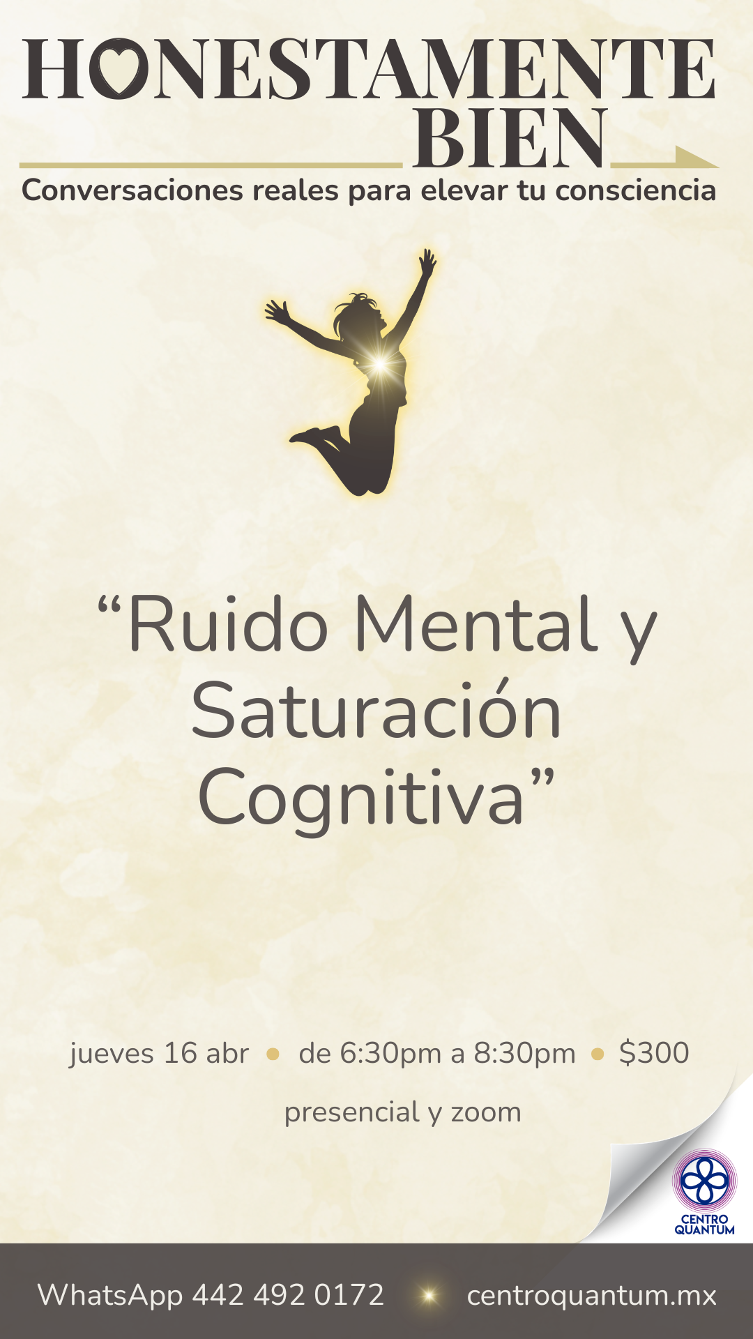 16 Abril – Ruido mental y saturación cognitiva
