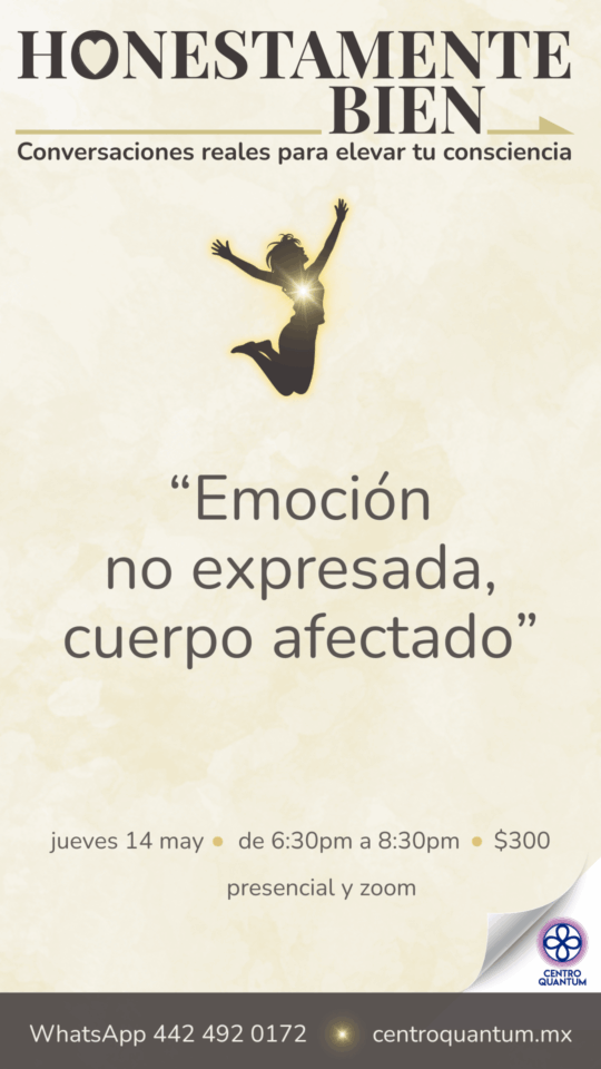 14 Mayo – Emoción no expresada, cuerpo afectado.