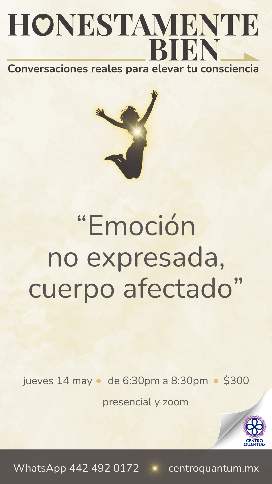 14 Mayo – Emoción no expresada, cuerpo afectado.