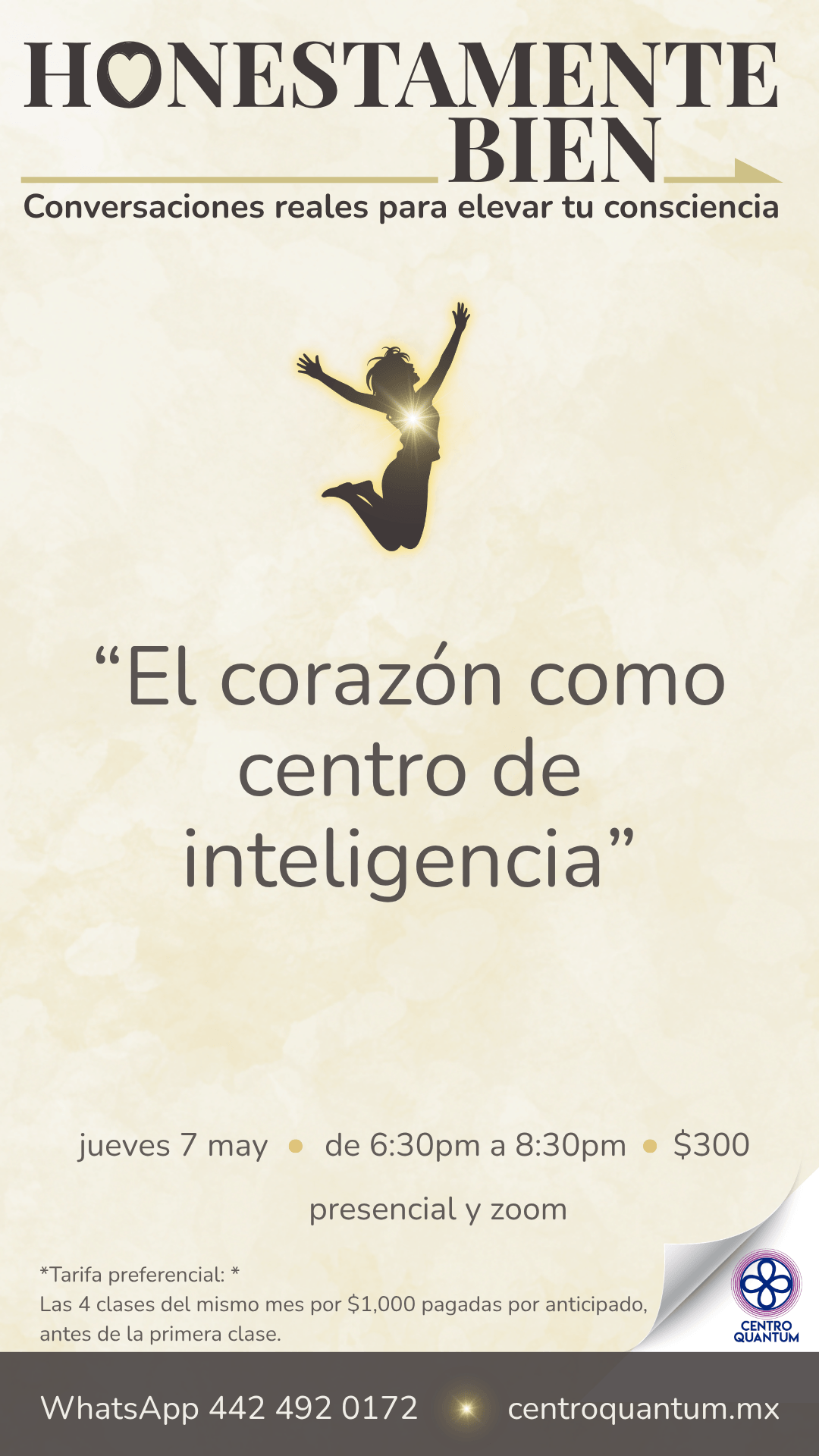7 Mayo – El corazón como centro de inteligencia.