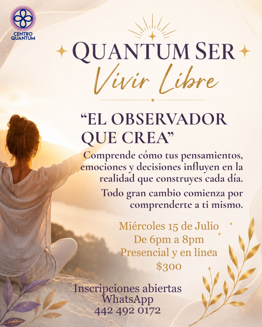15 Julio – El observador que crea