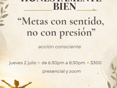 2 Julio – Metas con sentido, no con presión