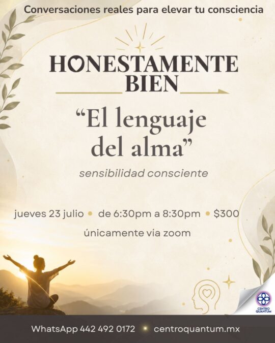 23 Julio – El lenguaje del alma